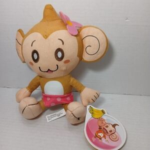 MeeMee  Super Monkey Ball Game Stuffed Animal Plush Toy 9” New Sega Toy Factory